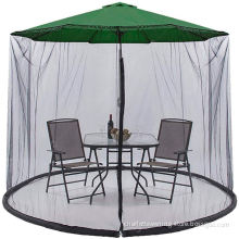 Patio Adjustable Umbrella Hanging Tent Polyester Mesh